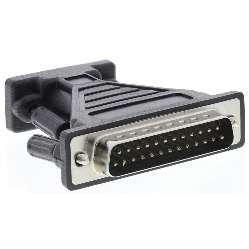 1 pcs - RS PRO D-sub Adapter Female 9 Way D-Sub to Male 25 Way D-Sub