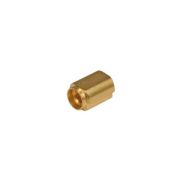10 pcs - Huber+Suhner, jack Edge Mount Micro Miniature Coaxial Connector, Coaxial Cable Termination, Straight Body
