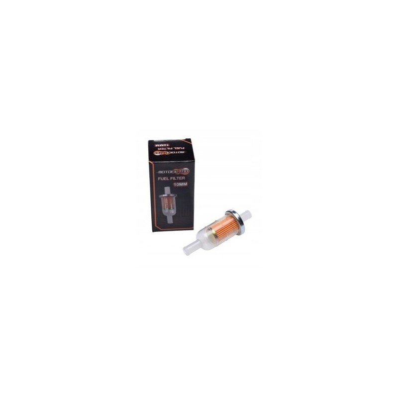 Motofilter, flow-through fuel filter, 10 mm