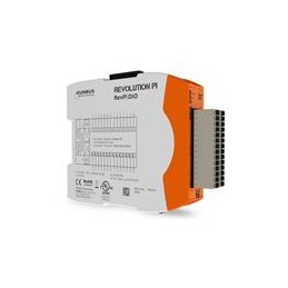 1 pcs : PR100197 - PLC Controllers RevPi DIO Digital I/O expansion module w/ 14 digital inputs, 14 digital outputs