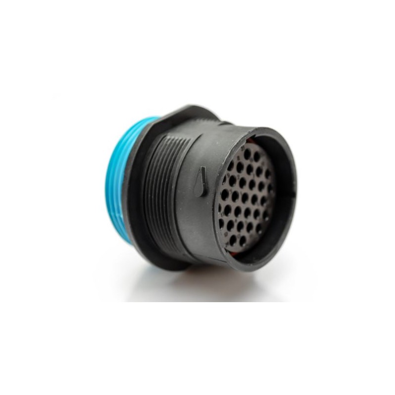 1 pcs - Amphenol Industrial Circular Connector, 31 Contacts, Panel Mount, Socket, Female, IP67, IP69K, Duramate AHDP Series