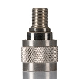 1 pcs - RS PRO Straight 50Ω Coaxial Adapter N Plug to Type F Socket 300MHz