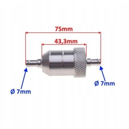 CNC fuel filter motorcycle atv scooter quad
