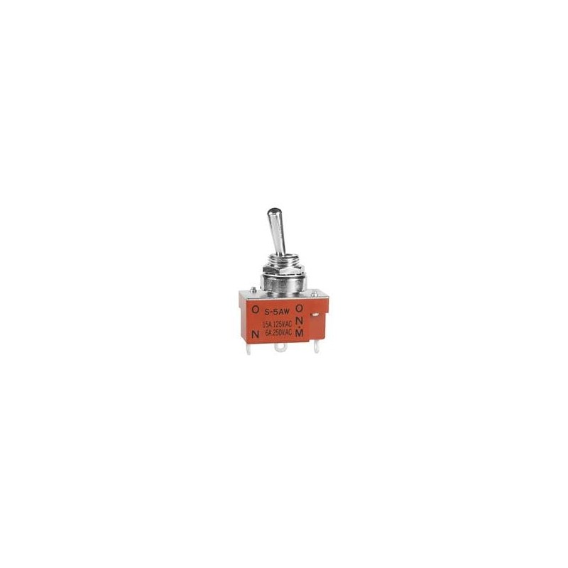 1 pcs : S5AW - Toggle Switches SPDT ON-NONE-(ON) SOLDER LUG