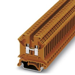 1 pcs - Phoenix Contact UK 5 N OG Series Orange Feed Through Terminal Block, Single-Level, Screw Termination