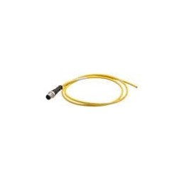 1 pcs : 21350100315010 - Sensor Cables / Actuator Cables M12 A-code 3-pin Straight male to open end, 1m, PVC yellow jacket