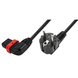 1 pcs - Schaffner IEC C13 Socket to CEE 7/7 Plug Power Cord, 2m