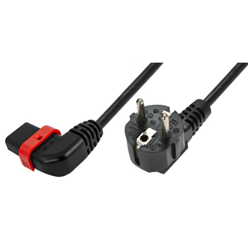 1 pcs - Schaffner IEC C13 Socket to CEE 7/7 Plug Power Cord, 2m