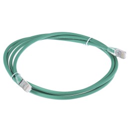 1 pcs - RS PRO Cat6 Male RJ45 to Male RJ45 Ethernet Cable, F/UTP, Green LSZH Sheath, 2m