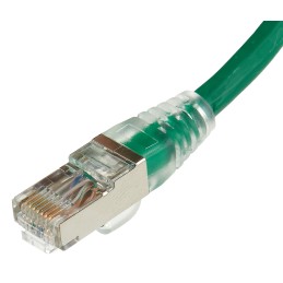 1 pcs - RS PRO Cat6 Male RJ45 to Male RJ45 Ethernet Cable, F/UTP, Green LSZH Sheath, 2m