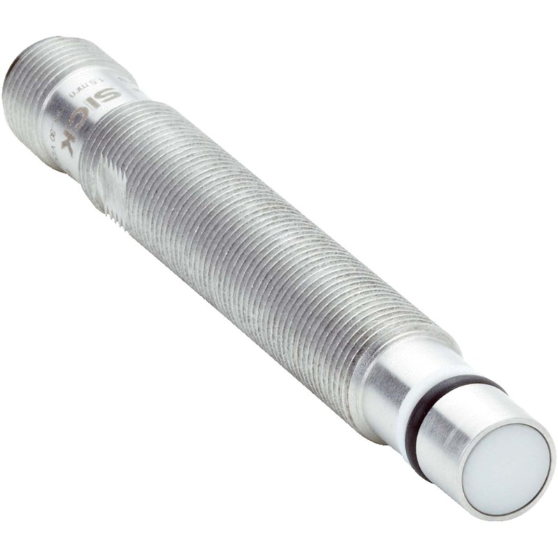 1 pcs - Sick Inductive Barrel-Style Proximity Sensor, M12 x 1, 1.5 mm Detection, PNP Output, 10 - 30 V, IP68