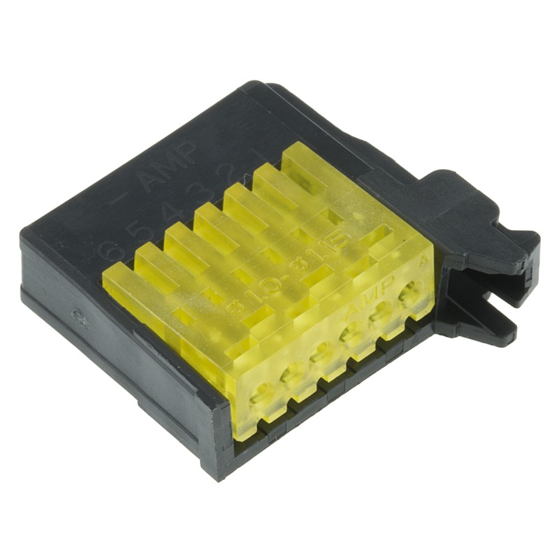 1250 pcs - TE Connectivity 6-Way RITS Connector for Cable Mount