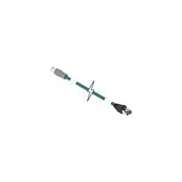 1 pcs : 1201080406 - Ethernet Cables / Networking Cables M12 4P(D) MM ST/RJ45 15M SHLD TPE TEAL