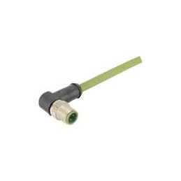 1 pcs : 21349400477200 - Sensor Cables / Actuator Cables M12 D-code Single Ended Overmolded Cable Assembly, 4pin, angled male, P