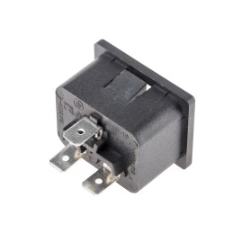 1 pcs - RS PRO C20 Snap-In IEC Connector Male, 16A, 250 V