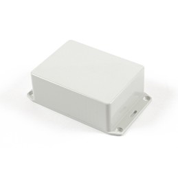 1 pcs - Hammond 1591 Series Grey Flame Retardant ABS Enclosure, IP54, Flanged, Grey Lid, 110 x 82 x 40mm