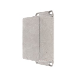 1 pcs - Hammond 1590 Series Natural Die Cast Aluminium Enclosure, IP54, Flanged, Natural Lid, 110 x 82 x 44mm