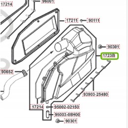 Kymco myroad 700 air filter housing