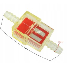 Fuel filter for a Moretti scooter, small