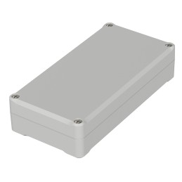 1 pcs - Bopla Euromas II Series Light Grey ABS Enclosure, IP65, Light Grey Lid, 160 x 80 x 37mm
