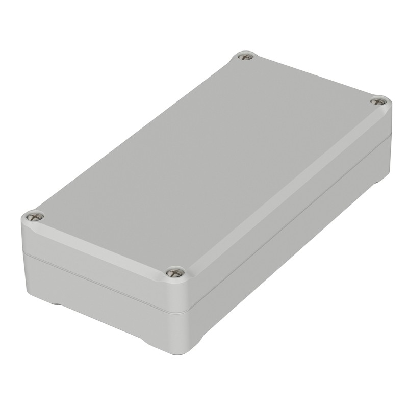 1 pcs - Bopla Euromas II Series Light Grey ABS Enclosure, IP65, Light Grey Lid, 160 x 80 x 37mm