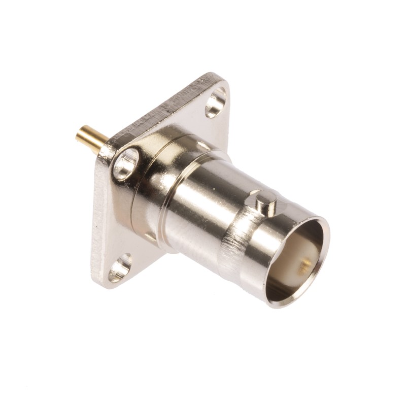 1 pcs - RS PRO, jack Flange Mount BNC Connector, 50Ω, Solder Termination, Straight Body