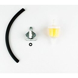 Set of fuel filter, pipe, tap, pocket bike motogeneric