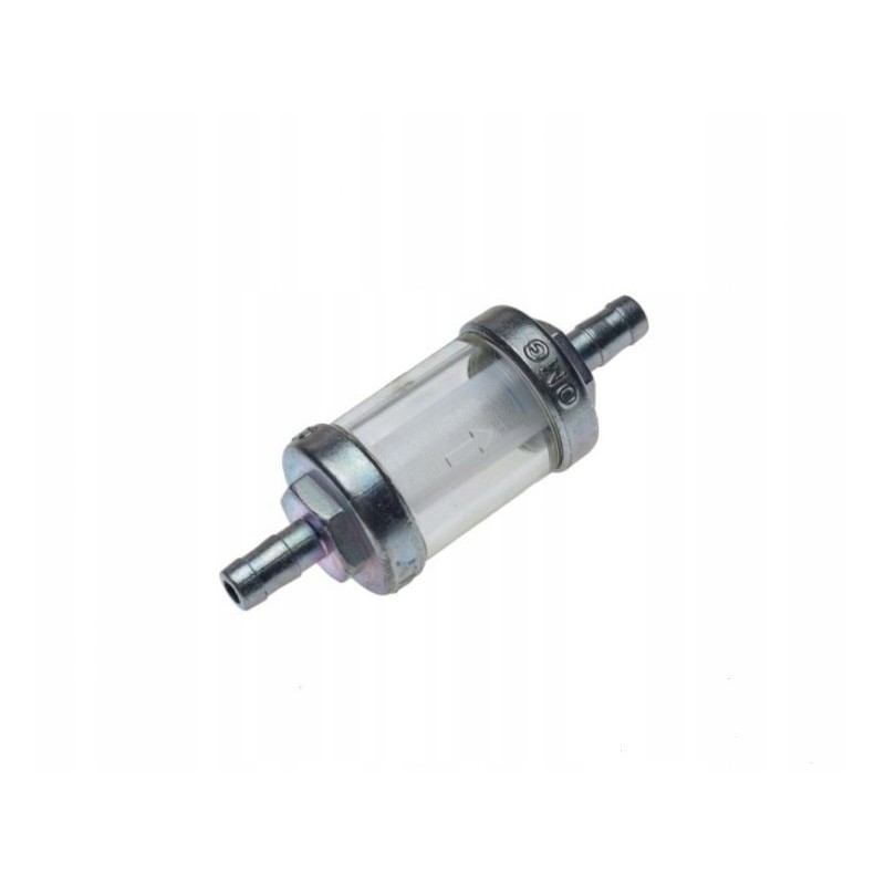 Metal fuel filter for motorcycles and scooters, 8 mm