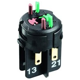 1 pcs : 1.20.126.301/0000 - Switch Contact Blocks / Switch Kits 1NC, AG, 250VAC/DC 17.3mm dia, QC