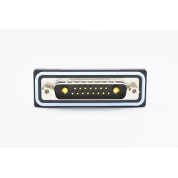 1 pcs - Norcomp CDF 25 Way Solder D-sub Connector Plug, 2.77mm Pitch, with 4-40 Screw Locks