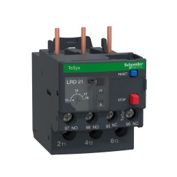 1 pcs - Schneider Electric Thermal Overload Relay 1 NO + 1 NC, 12 - 18 A F.L.C, 5 A Contact Rating, TeSys