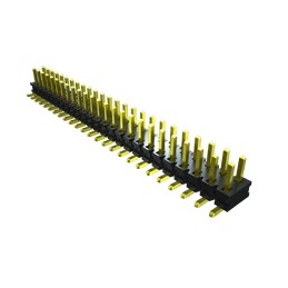 10 pcs - Samtec TMMH Series Straight Through Hole Pin Header, 10 Contact(s), 2.0mm Pitch, 2 Row(s), Unshrouded