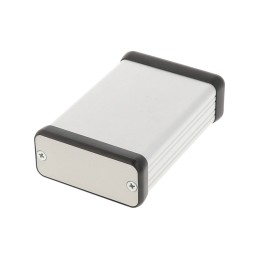 1 pcs - Hammond 1455 Series Silver Anodised Aluminium Handheld Enclosure, , IP54, 80 x 54 x 23mm