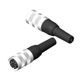 1 pcs - RS PRO 8 Pole Din, 5A, 250 V IP40, Screw Lock, Female, Cable Mount