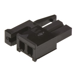 10 pcs - TE Connectivity, Micro MATE-N-LOK Female Connector Housing, 3mm Pitch, 2 Way, 1 Row