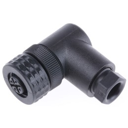 1 pcs - Telemecanique Sensors Circular Connector, 4 Contacts, Cable Mount, M12 Connector, Socket, Female, IP67, XZCC Series