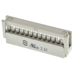 1 pcs - Harting 26-Way IDC Connector Socket for Cable Mount, 2-Row