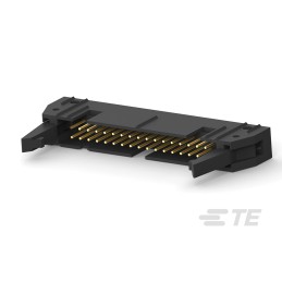 1 pcs - TE Connectivity AMP-LATCH Series Straight Through Hole PCB Header, 34 Contact(s), 2.54mm Pitch, 2 Row(s), Shrouded