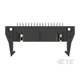 1 pcs - TE Connectivity AMP-LATCH Series Straight Through Hole PCB Header, 34 Contact(s), 2.54mm Pitch, 2 Row(s), Shrouded