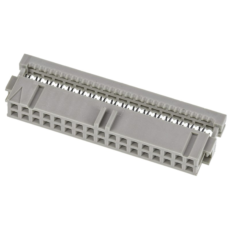 1 pcs - TE Connectivity 34-Way IDC Connector Socket for Cable Mount, 2-Row