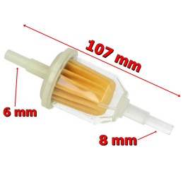 Large universal fuel filter motorcycle scooter 6-8m