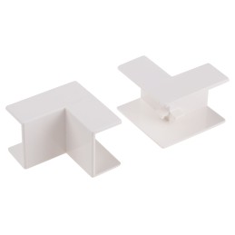 2 pcs - RS PRO PVC Cable Trunking Accessory, 25 x 16mm