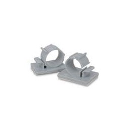 1 pcs : CCA009A - Cable Mounting & Accessories ADHESIVE CABLE CLAMP:NYL GRAY, 0.350-0.390 ID RANGE