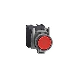 1 pcs : XB4BP483BM5GEX - Pushbutton Switches Haz Loc - Ill PB Red w/Boot 24 240V