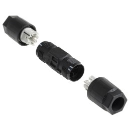 1 pcs - Phoenix Contact Circular Connector, 3P + E Contacts, Cable Mount, Socket, IP68, IP69K