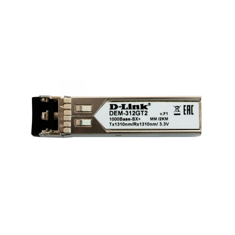 1 pcs - D-Link D-Link Compatible LC Multi Mode Transceiver Module, Full Duplex, 1000Mbit/s