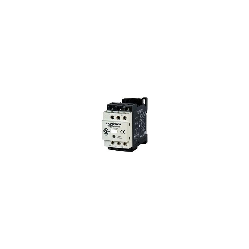 1 pcs : DRC3R48D420 - Contactors - Solid State 3P REV 480V 7.6A 24 VAC/DC 2NO