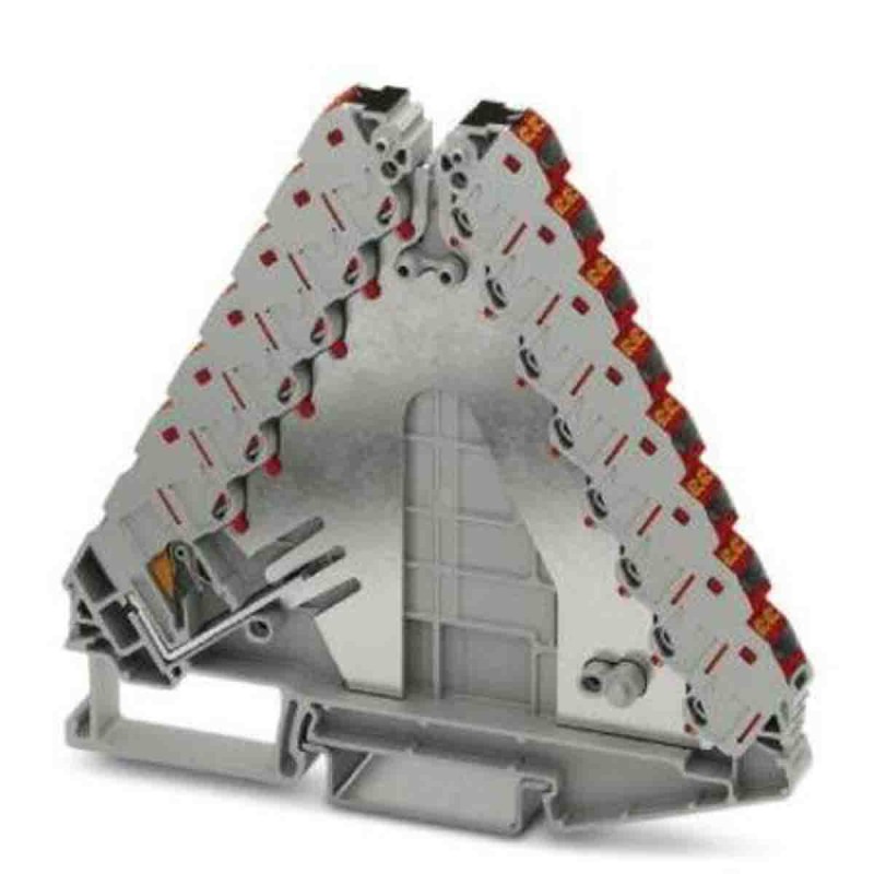 10 pcs - Phoenix Contact Distribution Block, 29 Way, 2.5mm², 17.5A, 250 V, Grey