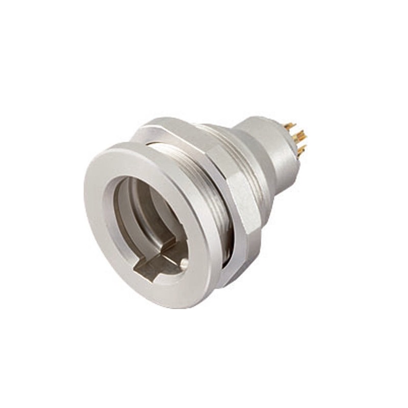 1 pcs - Binder Circular Connector, 3 Contacts, Panel Mount, Subminiature Connector, Socket, Female, IP67, 430 Series