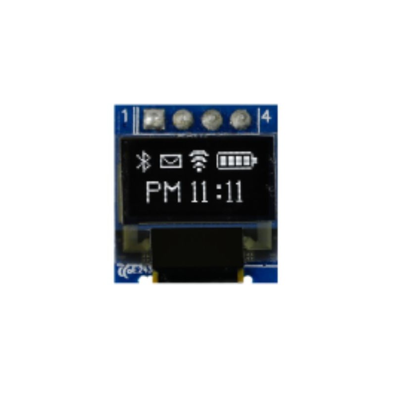 1 pcs - Midas 0.49in White Passive matrix OLED Display 64 x 32pixels COB I2C Interface